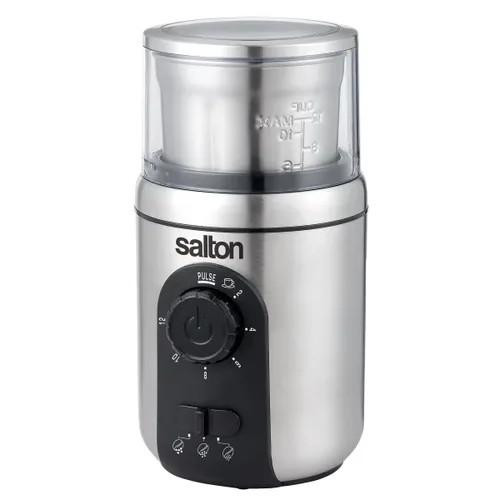  Salton Stainless Steel Smart Coffee Grinder 0.91 kg/2.0 lbs 