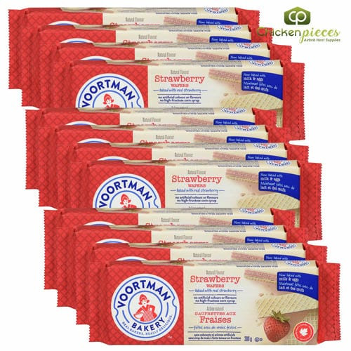 Voortman Cookie Strawberry Wafer 300G/10.58oz (12/Case)
