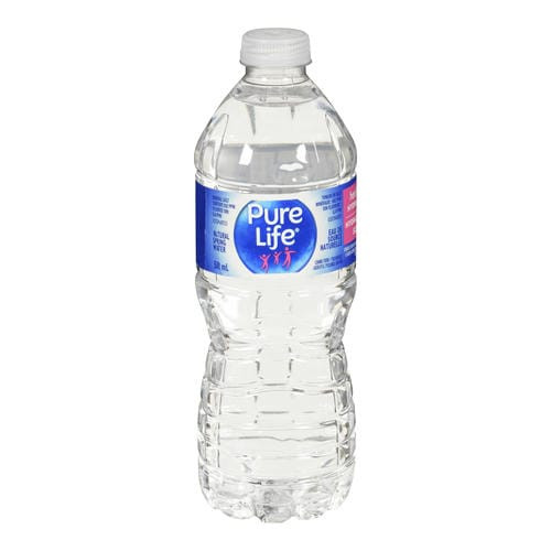 Pure Life Water Spring Natural Bottle 500ml/16.91oz (24/Case)- Canadian Made