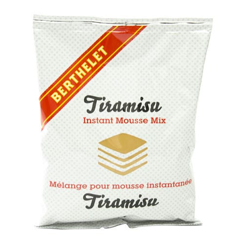 Berthelet Mix Mousse Instant - Tiramisu 16g/0.56oz (4/Case) - Canadian Made