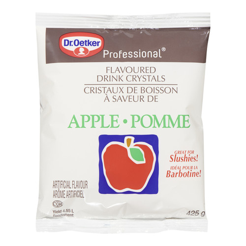 Oetker Drink Crystal Apple 425GR/15oz (12/Case) - Canadian Made