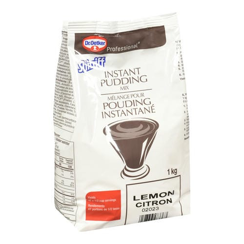 Shirriff Pudding Lemon Powder Instant 1Kg/2.20Lbs (2/Case)-Canadian Made