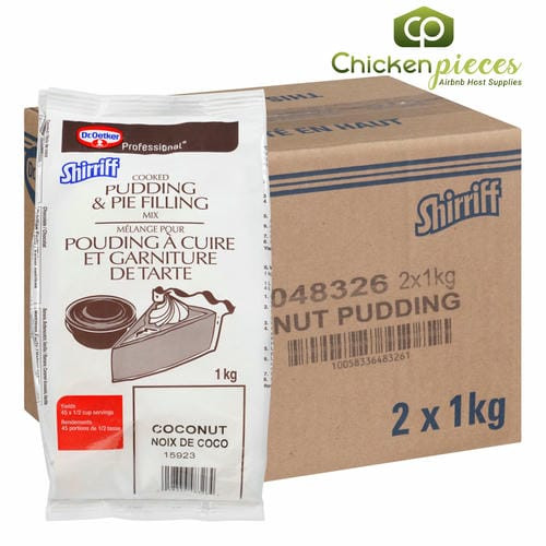 Shirriff Pudding Tapioca Orange Cooked 1L/2.20Lbs (2/Case)-Canadian Made