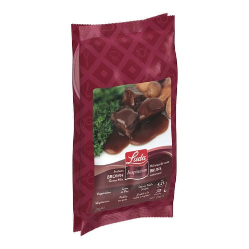 Luda Gravy Brown Mix 390g/13.75oz(8/Case)-Canadian Made