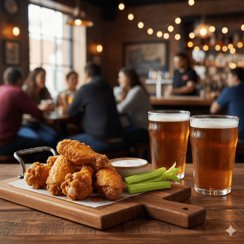 Sysco Classic Chicken Wing Fully Cooked Breaded Mild Stinger 2kg/4.41Lbs (2/Case)-Canadian Made Sysco Classic Chicken Wing Fully Cooked Breaded Mild Stinger 2kg/4.41Lbs (2/Case)-Canadian Made