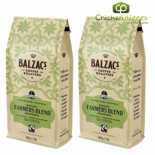 Balzac's Coffee Roasters - Farmers Blend Whole Bean Coffee 907g/32oz (2/Case)Balzac's Coffee Roasters - Farmers Blend Whole Bean Coffee 907g/32oz (2/Case)