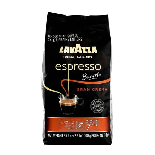 Lavazza Gran Crema Espresso Barista Whole Bean Coffee 1kg/2.20LBS