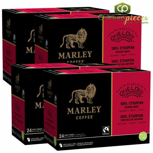 Marley Coffee One Love Medium Roast Fairtrade Coffee K-Cup Pods 11g/0.30oz (96/Case)