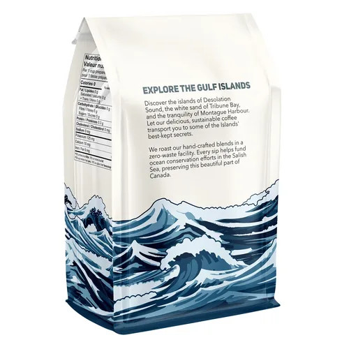 Desolation Sound Dark Roast Organic Coffee Beans 907g/4Lbs (2/Case)