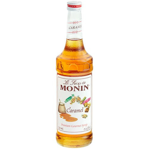 Monin Premium Caramel Flavoring Syrup 750mL/25.36oz (12/Case)