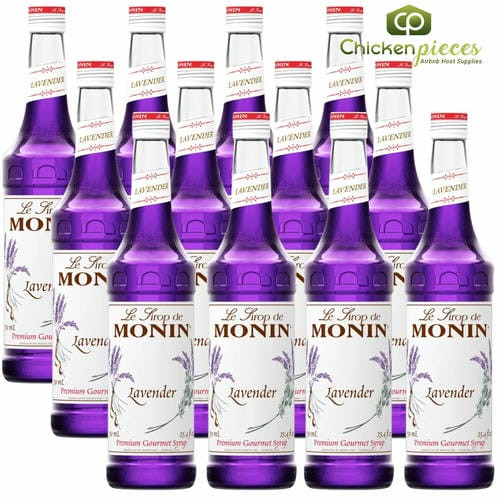 Monin Premium Lavender Flavoring Syrup 750mL/25.36oz (12/Case)