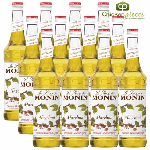 Monin Premium Hazelnut Flavoring Syrup 750mL/25.36oz (12/Case)