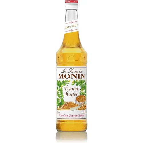 Monin Premium Peanut Butter Flavoring Syrup 750mL/25.36oz (12/Case)
