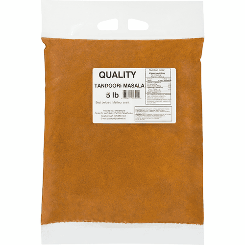 Quality Tandoori Masala Quality Bulk Large 5lbs/2.27 kg(2/Case)