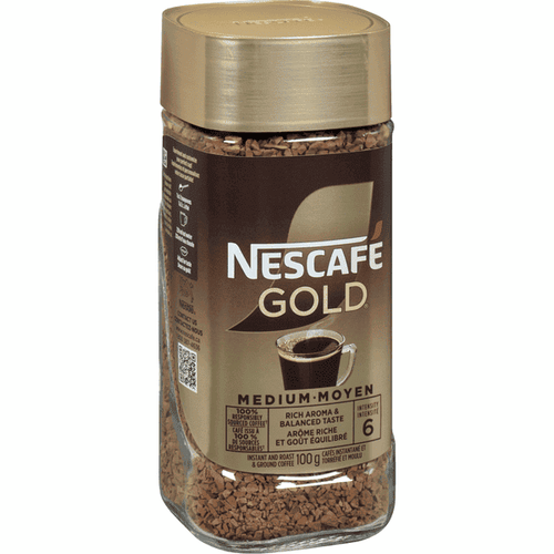 Nescafe GOLD Instant and Roast & Ground Medium Quality Bulk Large 100g/3.52oz (2/Case)