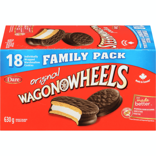 Dare Wagon Wheels Original Cookies 630g/1.39Lbs