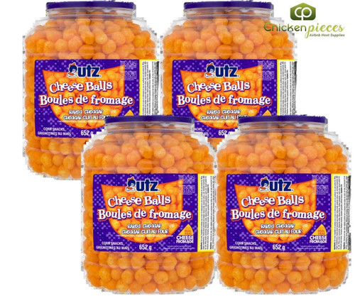 utz UTZ Baked Cheddar Cheese Balls Snacks, 652g/23 oz (4/CASE) 