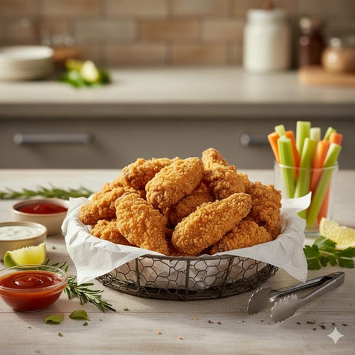 Sysco Classic Chicken Wing Fully Cooked Breaded Mild Stinger 2kg/4.41Lbs Sysco Classic Chicken Wing Fully Cooked Breaded Mild Stinger 2kg/4.41Lbs