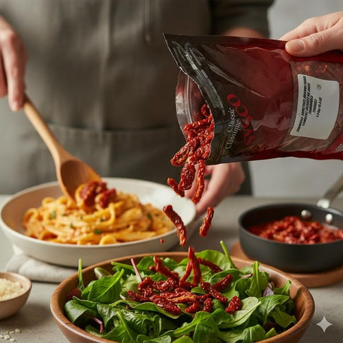 Sysco Classic Tomato Sundried Julienne Slice 1.5KG/3.31LBS