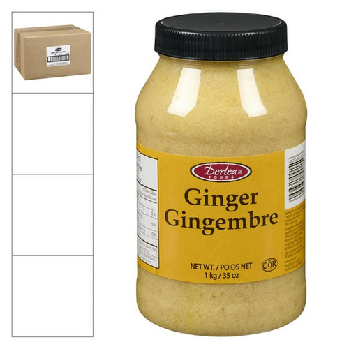 Derlea Brand Fo SpDerlea Brand Fo Spice Minced Ginger 1 KG/2.2 lbs