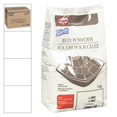 Dr Oetker Shirriff Gelatin Lime Powder 1 KG/2.2 lbs 