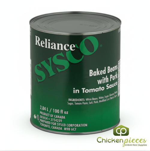Sysco Reliance Bean Baked With Pork Tomato Sauce 2.84LT/100oz