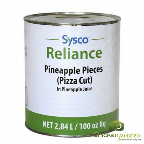 Sysco Reliance Pineapple Pieces Pizza Cut Juice 2.84LT/100oz