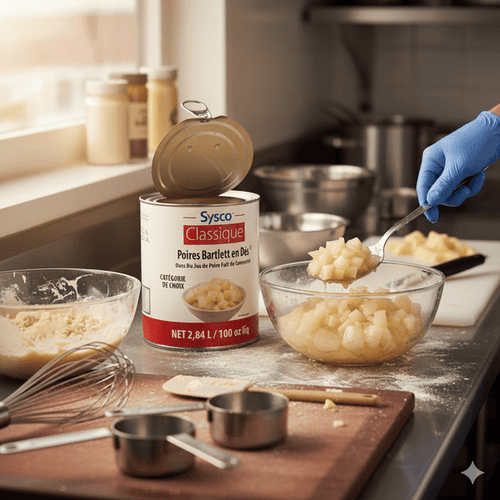 Sysco Classic Pear Diced In Juice 2.84LT/100oz