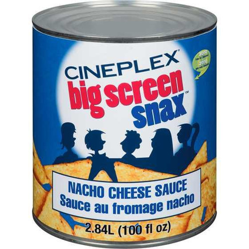 CINEPLEX Nacho Cheese Sauce Large 2.84 L/100 Fl Oz  - chicken pieces