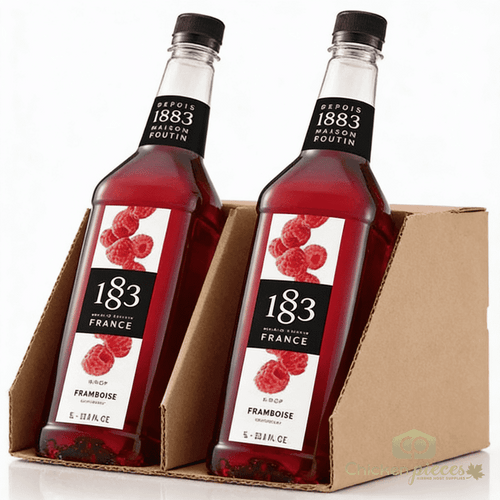 1883 Maison Routin Raspberry Syrup 1LT/33.81oz (2/Case)