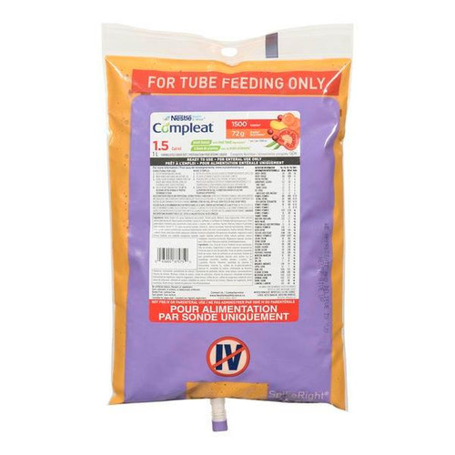 NESTLE Nestle Compleat 1.5 Tube Feed UltraPak 1LT/33.81oz 