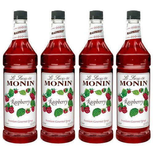 Monin Raspberry Syrup 1LTR/33.81oz (4/Case)   Monin Raspberry Syrup 1LTR/33.81oz (4/Case)