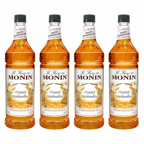 Monin Base Marshmallow Toasted Syrup 1LTR/33.81oz (4/Case)   Monin Base Marshmallow Toasted Syrup 1LTR/33.81oz (4/Case)