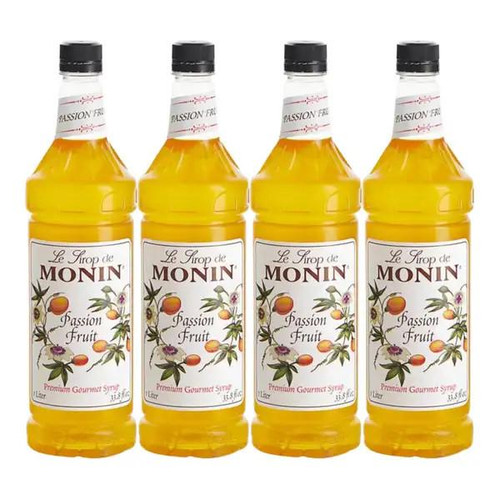 Monin Passion Fruit Syrup 1LTR/33.81oz (4/Case)   Monin Passion Fruit Syrup 1LTR/33.81oz (4/Case)