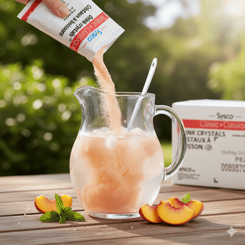 Sysco Classic Drink Mix Peach 454g/1.00Lbs Sysco Classic Drink Mix Peach 454g/1.00Lbs