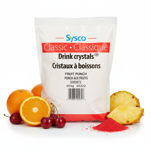 Sysco Classic Drink Mix Fruit Punch Can 454g/1Lbs - chicken pieces Sysco Classic Drink Mix Fruit Punch Can 454g/1Lbs - chicken pieces