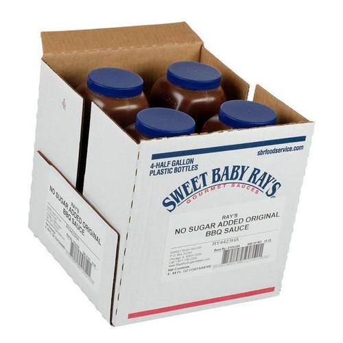  Sweet Baby Ray's No Sugar Added Barbecue Sauce 64oz/1.89 Liter 