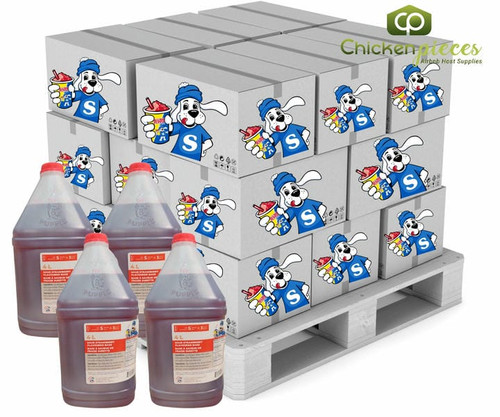 Slush Puppie  Sour Strawberry Slushy Syrup 5:1 Concentrate 135 oz/4L - 4/Case (PALLET OF 48 CASES)