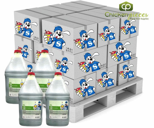 Slush Puppie Lime Slushy Syrup 5:1 Concentrate 135 oz/4L - 4/Case (PALLET OF 48 CASES)