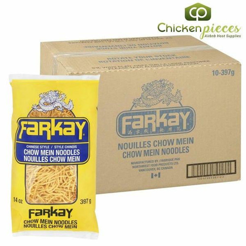  Farkay Dry Chow Mein Noodles 397g/14oz (10/Case) 