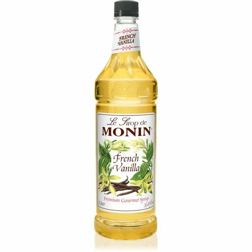 Monin French Vanilla Beverage Syrup 1L/33.81oz (4/Case)