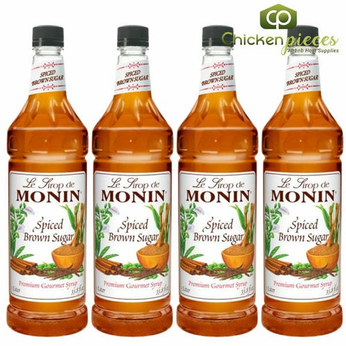 Monin Spiced Brown Sugar Syrup 1L/33.81oz (4/Case)
