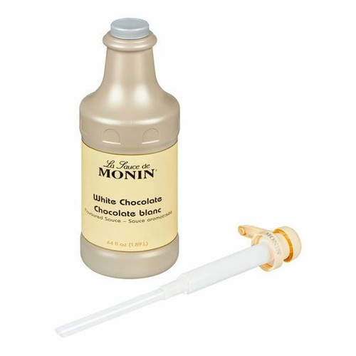  Monin White Chocolate Sauce 64oz/2.16 LBS (4/Case) 