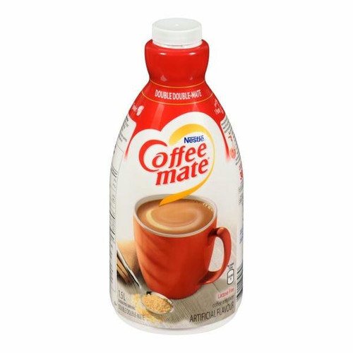 coffee mate Coffee Mate Whitener, Double Double-Mate 1.5L/3.17 LBS (2/Case) 