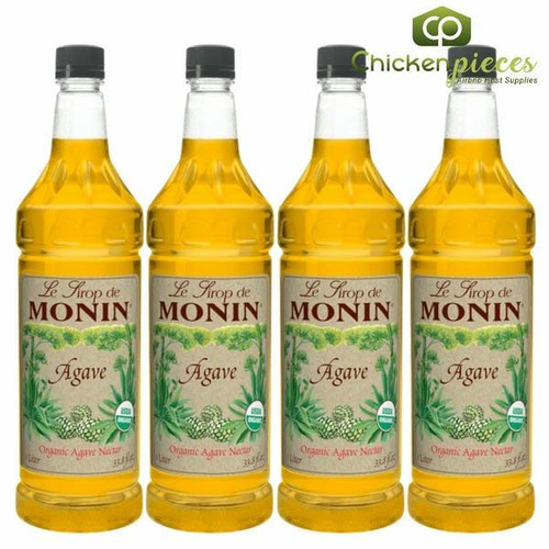 Monin Agave Nectar Beverage Syrup 1L/2.11Lbs (4/Case)   Monin Agave Nectar Beverage Syrup 1L/2.11Lbs (4/Case)