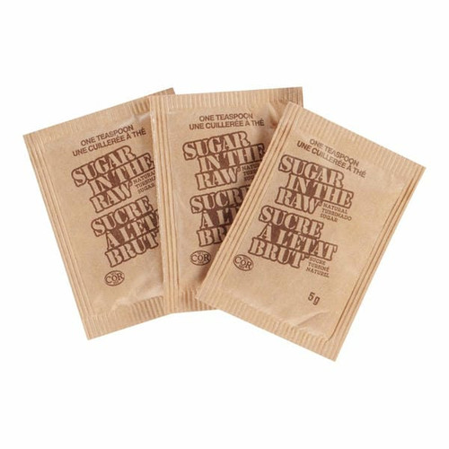 In The Raw Raw Sugar, Turbinado Portion 5g/0.17oz (1000/Case)