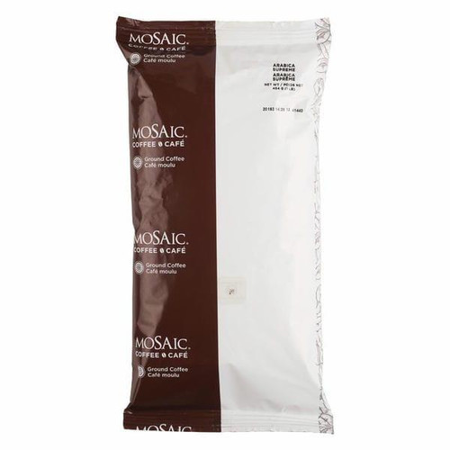Mosaic Ground Medium Supreme Arabica Coffee 434g/15.30Lbs (20/Case)   Mosaic Ground Medium Supreme Arabica Coffee 434g/15.30Lbs (20/Case)