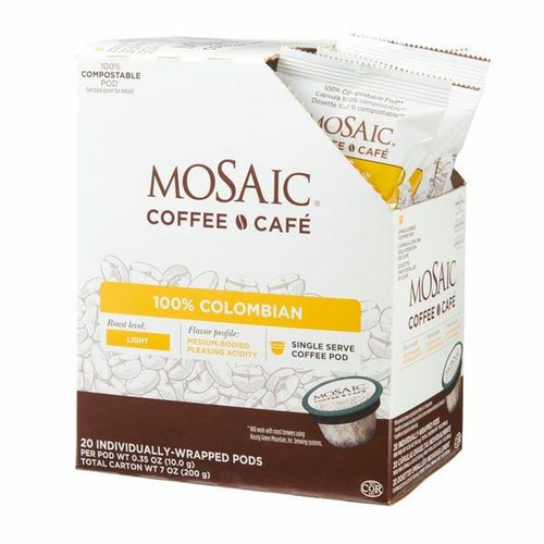 Mosaic Colombian Coffee 200g/7.05oz (6/Case)   Mosaic Colombian Coffee 200g/7.05oz (6/Case)