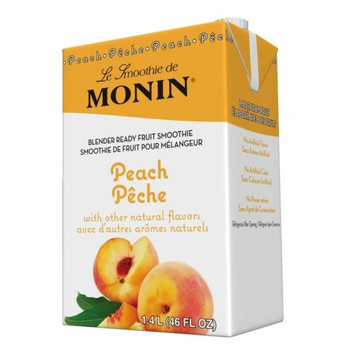 Monin Peach Smoothie Mix 46oz/2.88 LBS (6/Case)   Monin Peach Smoothie Mix 46oz/2.88 LBS (6/Case)