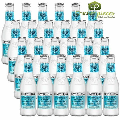 FEVER TREE Fever Tree Glass Mediterranean Tonic Water 200ml/6.76 oz (24/Case) 